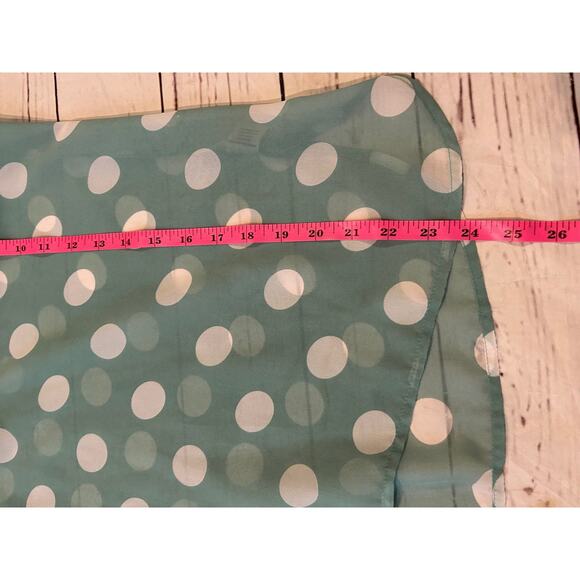 Pomelo Sheer Blouse from Stitchfix polka-dot Size Medium Sheer Novelty - Picture 8 of 8